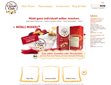 Tablet Screenshot of cereal-club.de